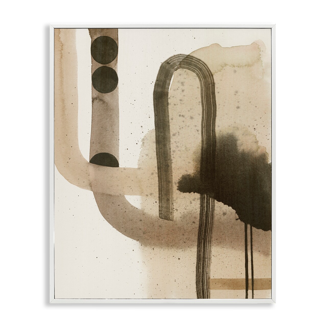 Stupell Industries Curved Neutral Arches Framed Giclee Wall Art Design by Grace Popp